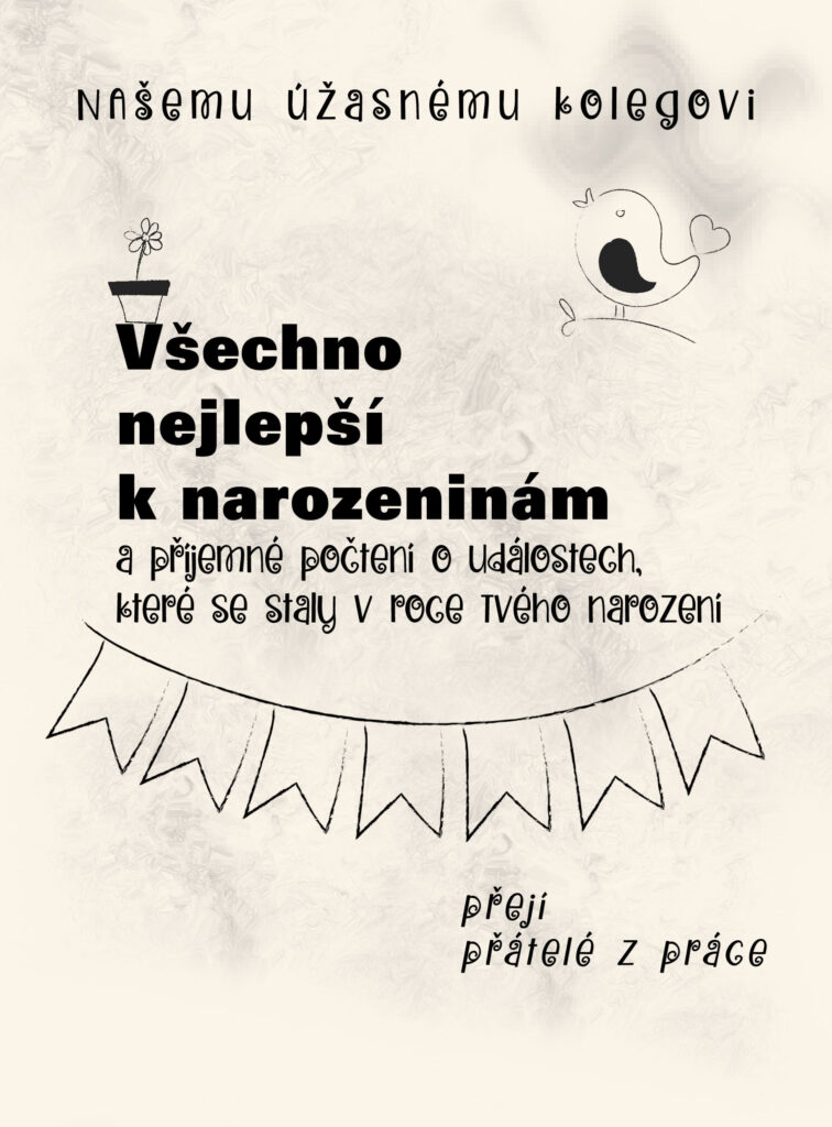 Narozeninová knížečka 1959